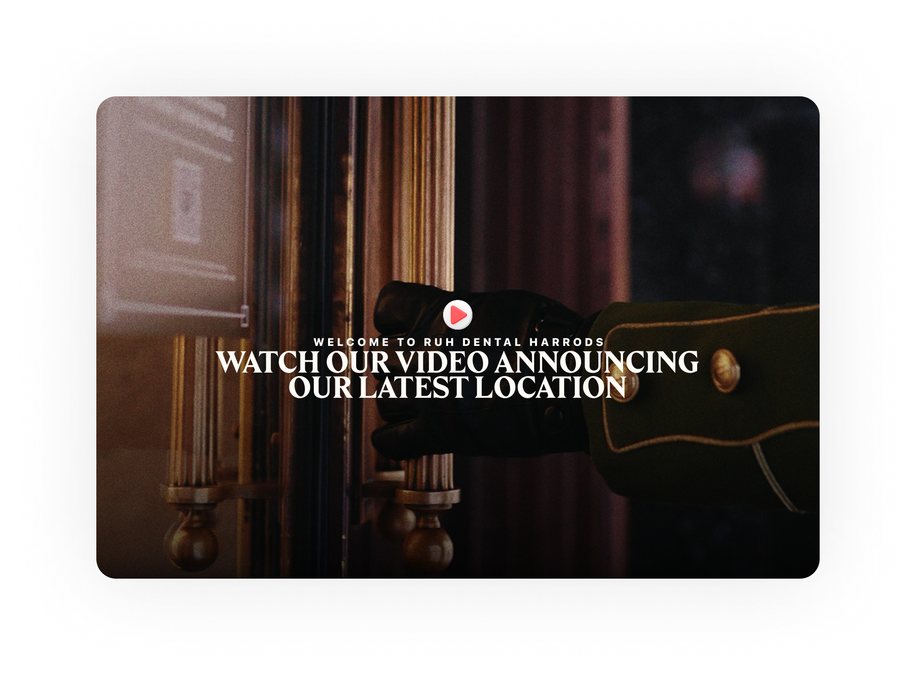 Announcement video button